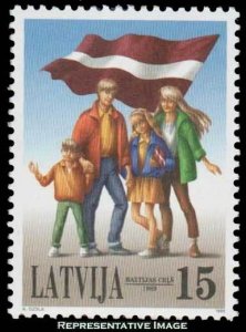 Latvia Scott 493 Mint never hinged.