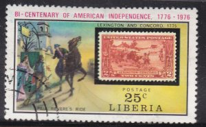 Liberia 707 American Revolution Bicentennial 1975