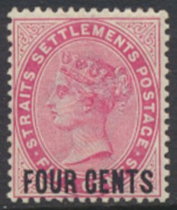 Straits Settlements SG 109  SC# 92    MH see details & scans    