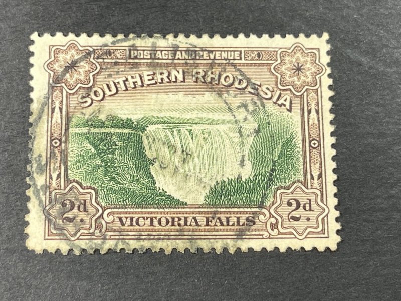 SOUTHERN RHODESIA # 37b-USED---P-12 1/2---SINGLE---1931-37