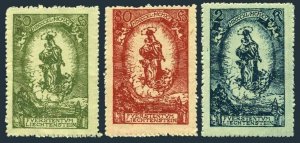 Liechtenstein 47-49,MNH.Michel 40-42. Madonna-Child.Prince Johann II,1920.