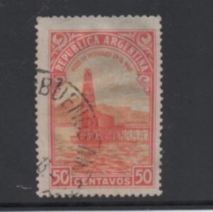 Argentina  Scott#  444  used single