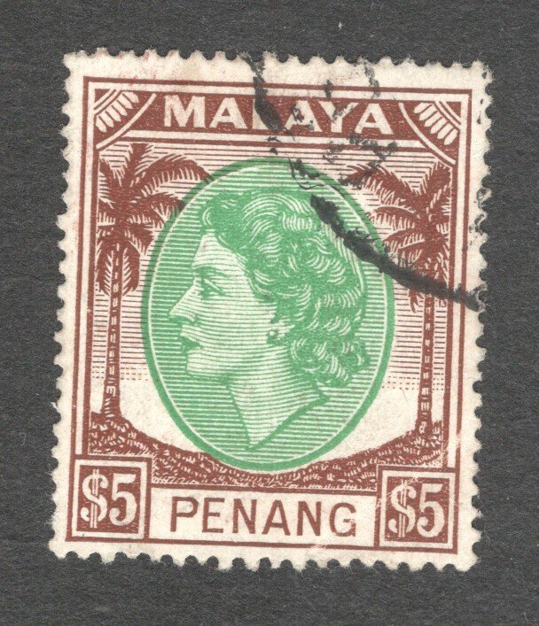 Malaya - Penang, Scott #44   VF, Used, CV $4.25 ......  4970022
