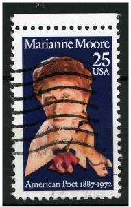 USA 1990 - Scott 2449 used - 25c, Marianne Moore 