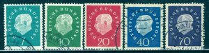 Germany; 1959: Sc. # 793-797:  Used Cpl. Set