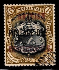 North Borneo Scott J25 used postage due stamp