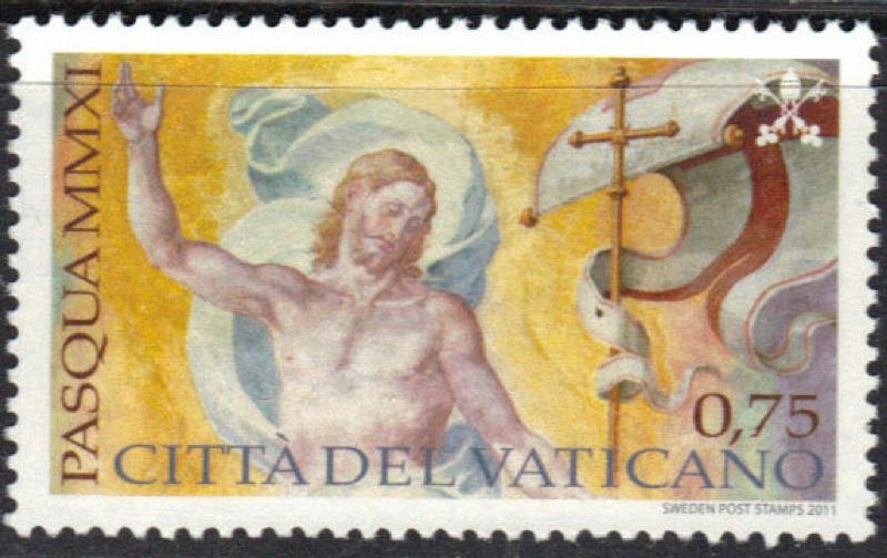 Vatican 2011, Easter MNH single # 1462 