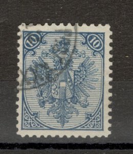 BOSNIA AUSTRIA - USED STAMP, 10 Kr - perf. 11½ - PLATE II - 1896.