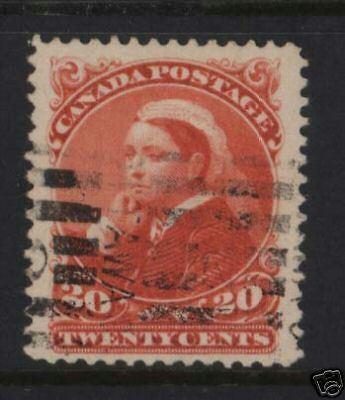 Canada #46 XF Used with Big Margins