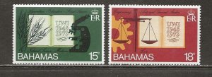 Bahamas Scott catalog # 356-357 Unused Hinged
