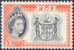 Fiji #176-189, Complete  Set(14), 1962-1967, Hinged