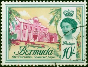Bermuda 1962 10s Old Post Office SG178 Fine Used (3)