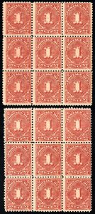 US Stamps # J61 Postage Due MNH F+ Lot Of 18 Scott Value $180.00