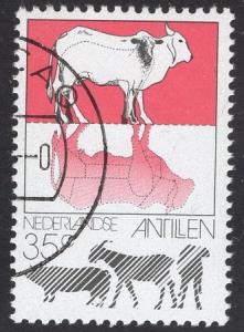 Netherlands Antilles   #383 1976 cancelled agriculture fishing  35 ct