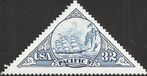 # 3130 MINT NEVER HINGED SAILING SHIP
