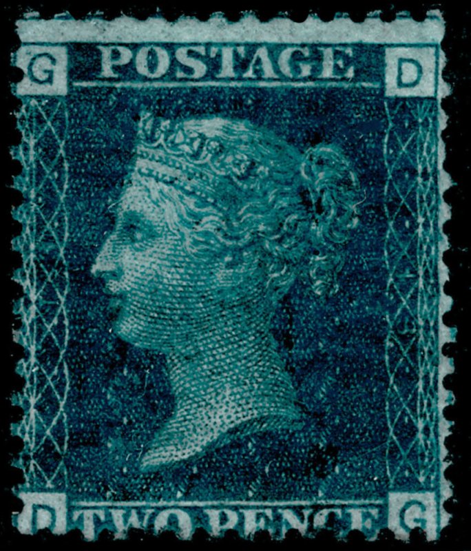 SG47, 2d dp blue plate 13, M MINT. Cat £375. DG