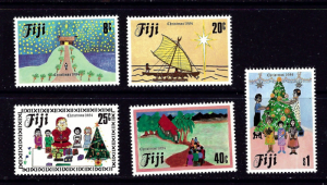 Fiji 518-22 MNH 1984 Christmas set 