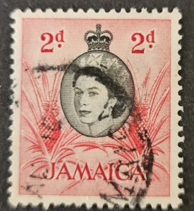 Jamaica 1956 SG161 used QEII 2d