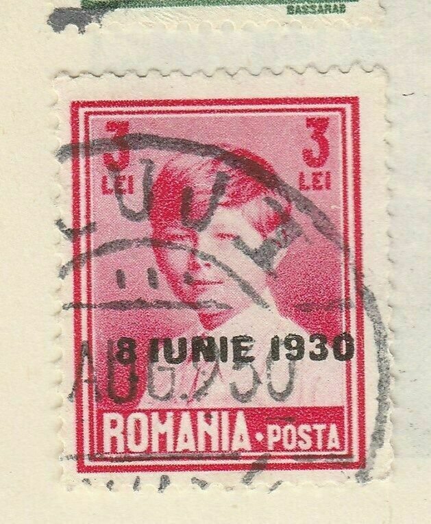 A5P47F94 Romania 1930 optd 3l used