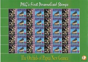 PAPUA NEW GUINEA 2007 Orchids Flowers Wildlife 18 Sheets MNH (PAP225