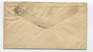 1859 Broadway Post Office and Boyds' conjunctive local stampless cover [6585.6]