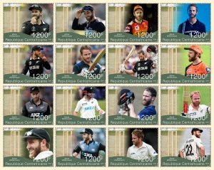 Stamps. Sports. Cricket  year 16 stamps perforated