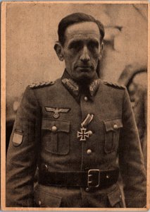 1942 Feldpost Germany Blue Division WW2 RPPC Postcard Cover to Madrid Spain