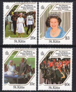 St Kitts 177-180 Queen Elizabeth II MNH VF