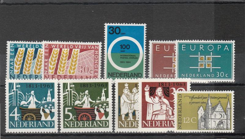 Netherlands #413-22  F-VF Unused CV $6.50 (A16753)