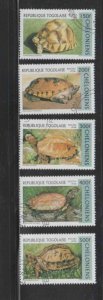 TOGO #1790-1795 1996 TURTLES MINT VF NH O.G CTO