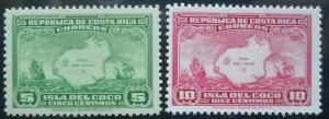 c- Costa Rica Scott # 177-8 MNH, Christopher Columbus,Ships