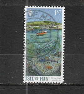 Isle of Man  Scott#  1868  Used  (2017 Fish to Dish)