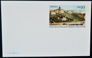 1999 US Sc. #UX301 postal card, 20 cents, mint, sharp corners, very nice