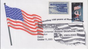 2003 USA Old Glory (Scott 3780) Pictorial Bessie OK CG