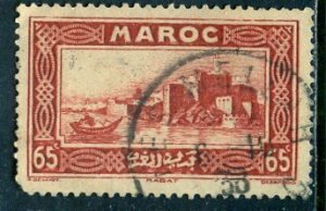 French Morocco 1933: Sc. # 136; Used Single Stamp