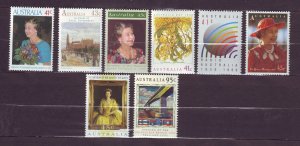 J23797 JLstamps ca1990,s australia sets of 1 mnh scn in discription #