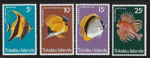 Tokelau Fish MNH  sc 45 - 48