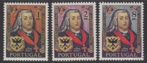 PORTUGAL SG1359/61 1969 CENTENARY OF NATIONAL PRESS MNH