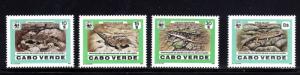 CAPE VERDE #491-494  1986  WWF   MINT  VF NH  O.G