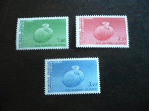 Stamps-France Council of Europe-Scott#1037-1039-Mint Hinged Set of 3 Stamps