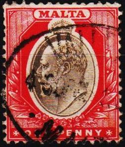 Malta. 1903 1d S.G.48  Fine Used