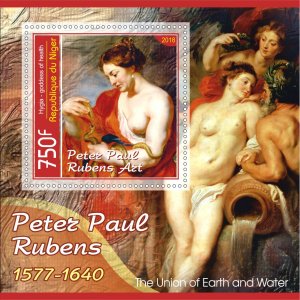 Stamps. Art, painting, Impressionist 2021 8 sheets perforated ** MNH