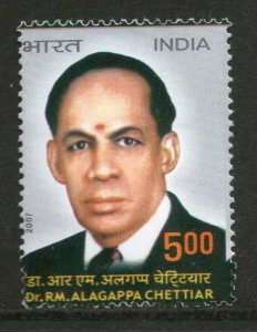 INDIA 2007 Dr. R.M Algappa Chettiar FAMOUS PEOPLE,  Sc 2192 MNH