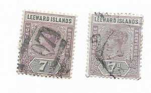 Leeward Islands #6 Used - Stamp - CAT VALUE $17.00ea PICK ONE