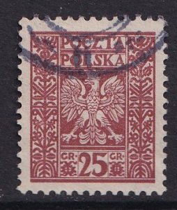 Poland    #260   used   1928  Eagle Arms 25g