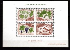 Monaco souv. sheet 1579 mnh