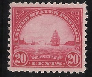 567 Perf 11 20c MNH VF Centering