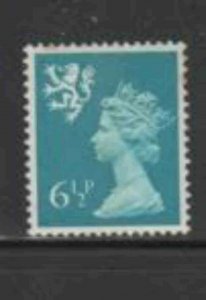 GREAT BRITAIN-WALES #WMMH7 1971 6 1/2p QEII MACHIN MINT VF NH O.G