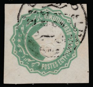 Egypt Postal Stationery Cut Out A17P29F38439-