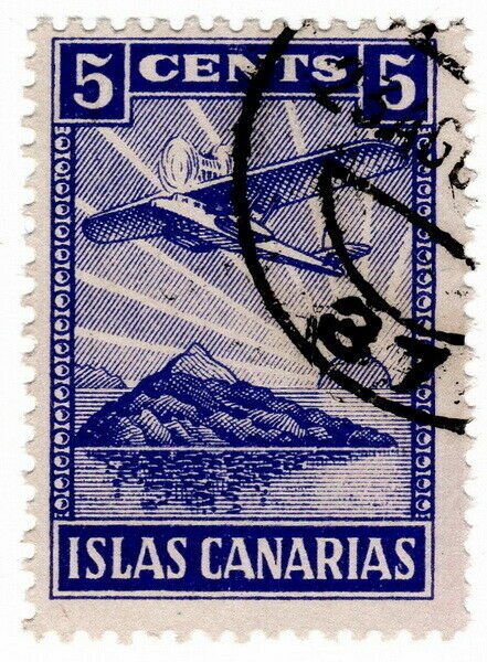 (I.B) Spain Local Post : Canary Islands 5c